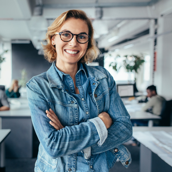Arbeiten im Büro bei WIMBERGER