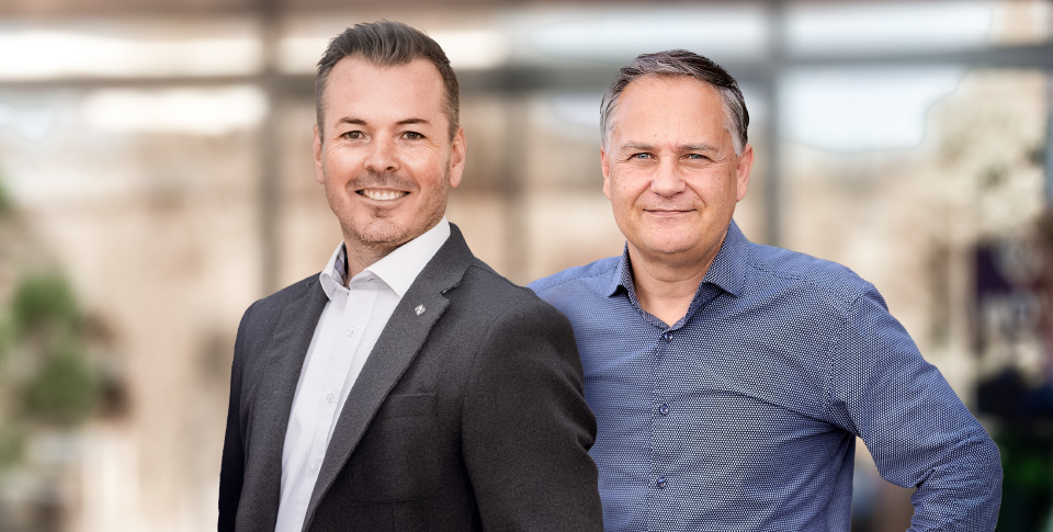 Geschäftsführer der WIMBERGER Gruppe: Christian Wimberger und Norbert Königsecker